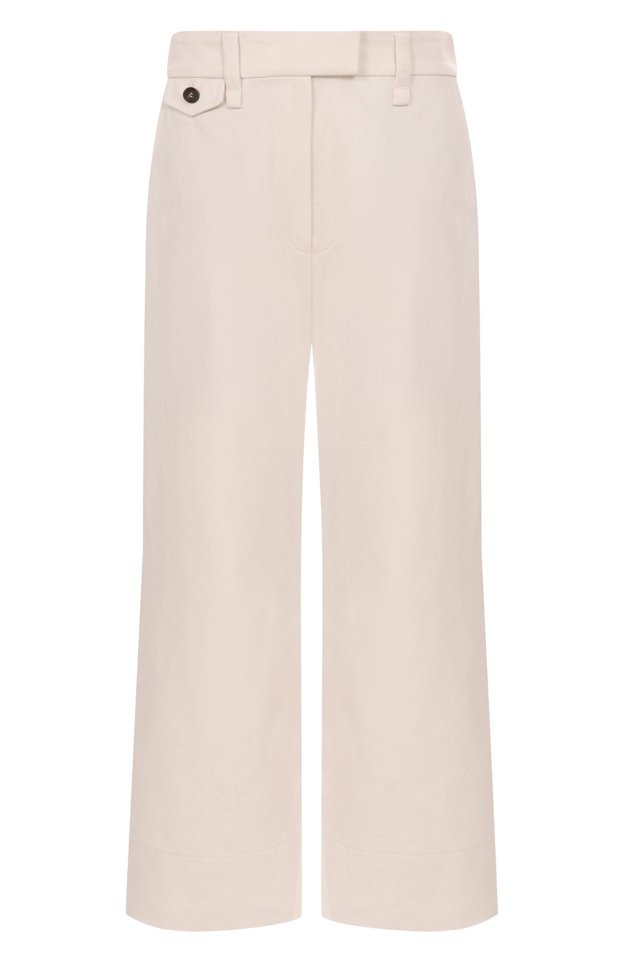 Брюки из хлопка и льна BRUNELLO CUCINELLI, арт. ML145P8833, фото 1