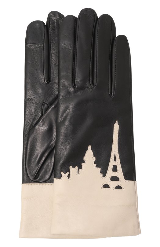 Кожаные перчатки Agnelle PARIS25/A Чёрный PARIS25/A