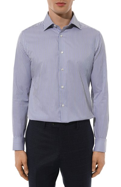 Хлопковая сорочка CANALI, арт. NCLX018/GR03303, фото 4