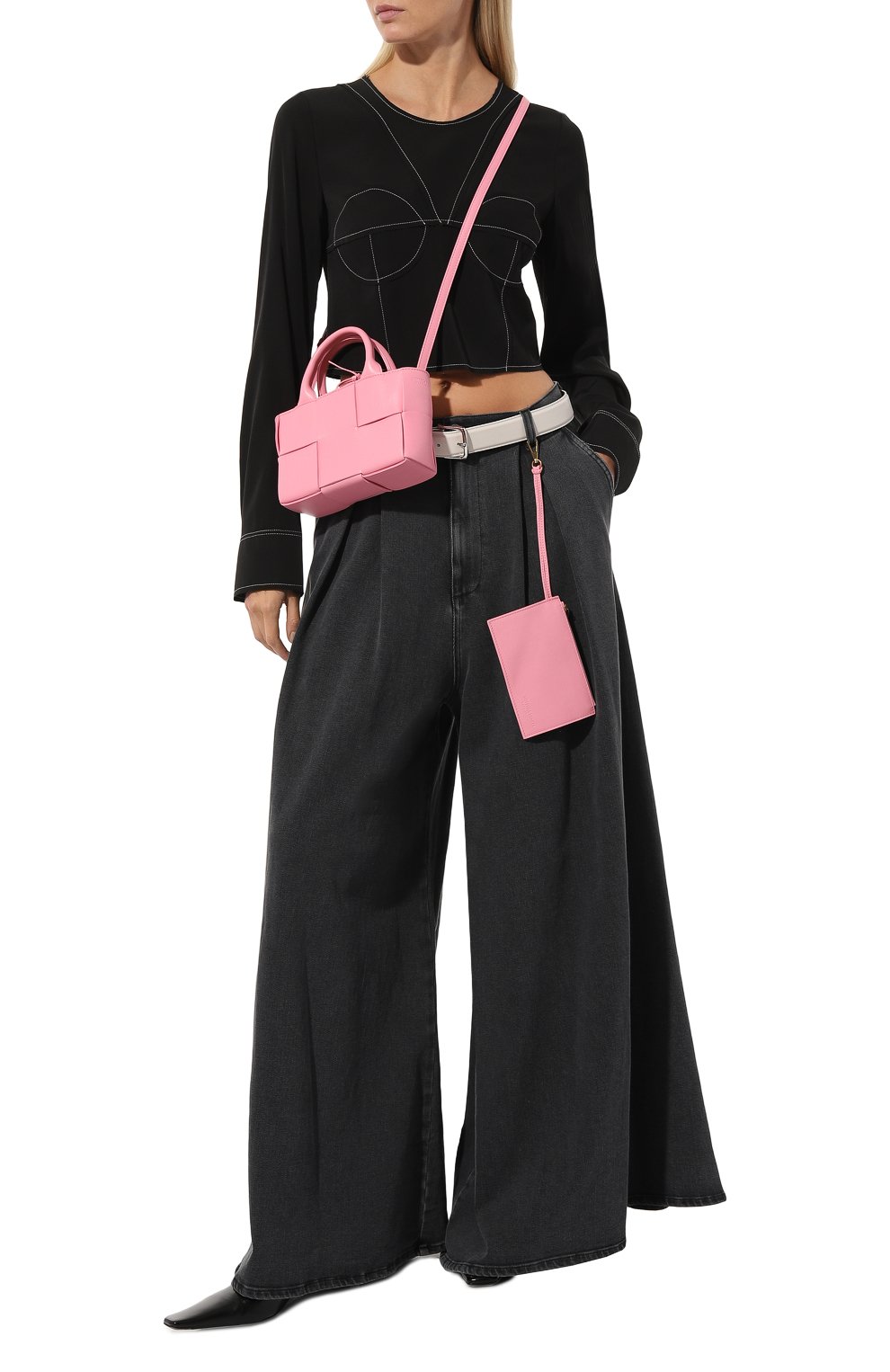 Кожаная сумка candy arco BOTTEGA VENETA, арт. 729029/VCQC2, фото 7