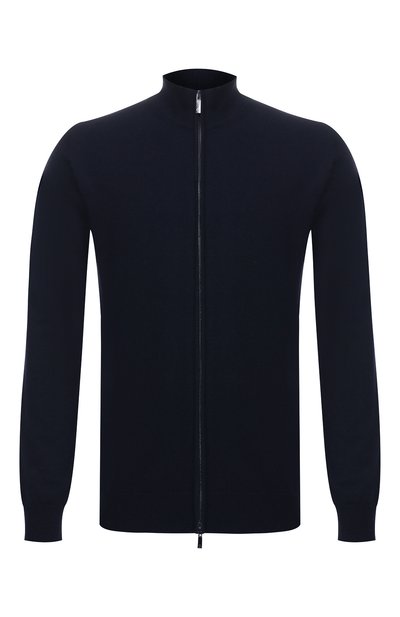 Кашемировый кардиган GIORGIO ARMANI темно-синего цвета по цене 141500 руб., арт. 6GSEA4/SMC2Z, фото 1 Кашемировый кардиган GIORGIO ARMANI, арт. 6GSEA4/SMC2Z, фото 1