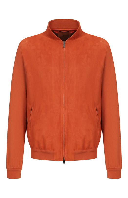 Кардиган с замшевой отделкой MVST M26.CSM.L401/PERF0RATED SUEDE/FP000-C0TT0N-CASHMER Оранжевый M26.CSM.L401/PERF0RATED SUEDE/FP000-C0TT0N-CASHMER