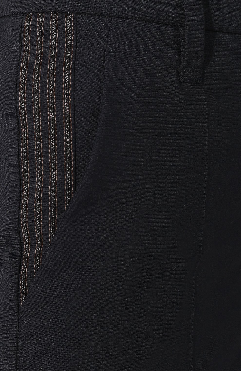 Шерстяные брюки со стрелками BRUNELLO CUCINELLI, арт. M0W07P6726, фото 5