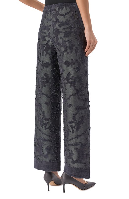 Шелковые брюки Giorgio Armani GW002432/AF19837 Синий  GW002432/AF19837 Фото 4