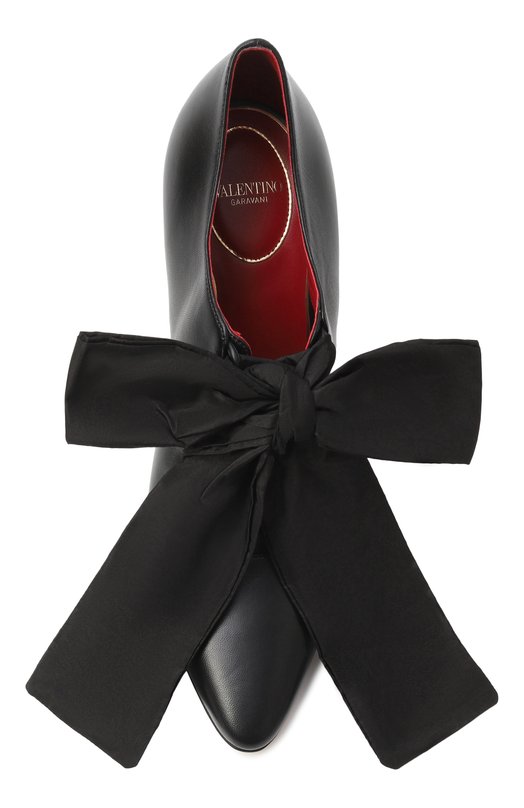 Комбинированные ботильоны Rockocò 105 Valentino 7W0S0MZ6/CMZ Чёрный  7W0S0MZ6/CMZ Фото 6