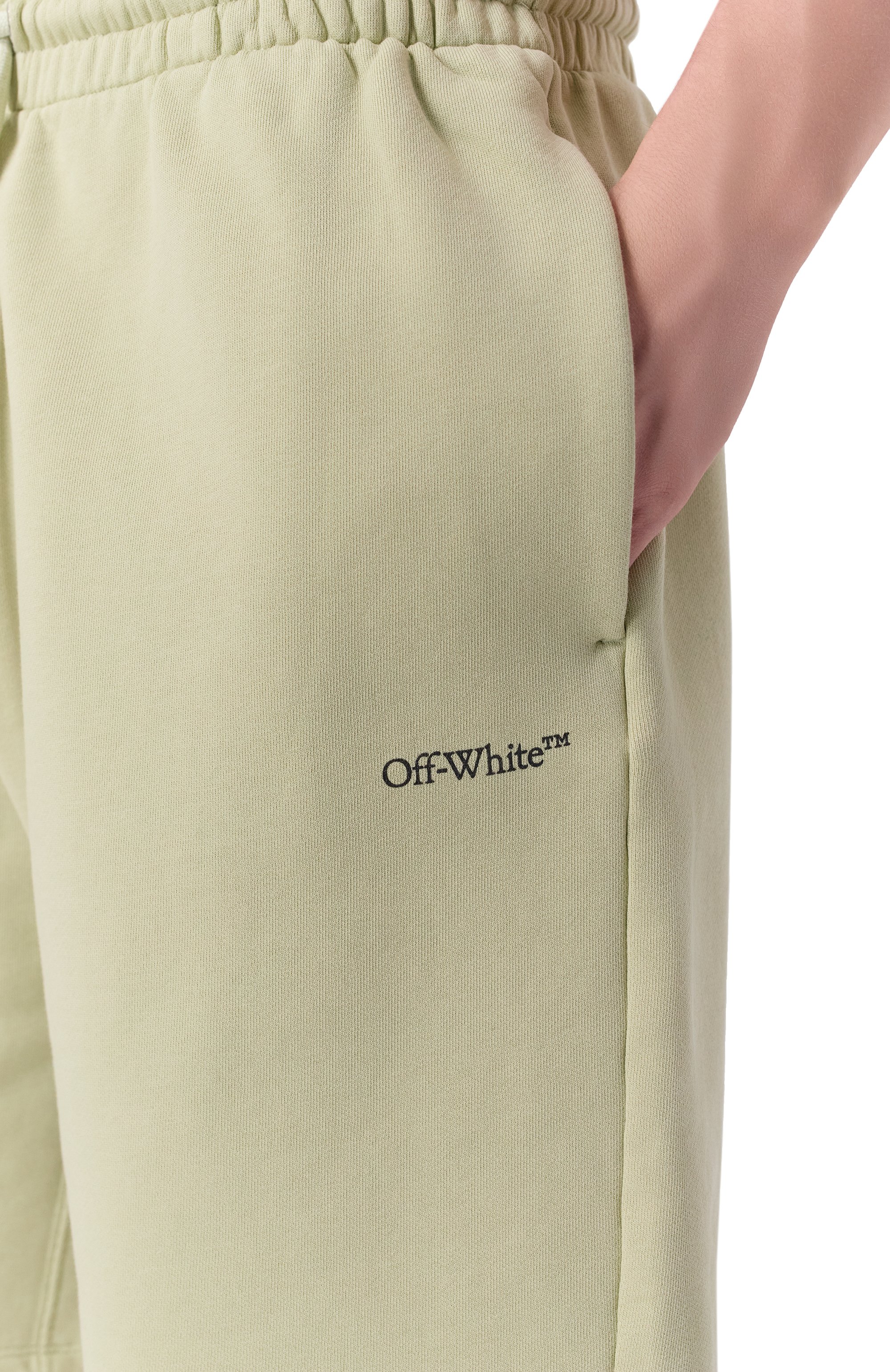 Хлопковые шорты OFF-WHITE, арт. 0MCI013F25FLE007, фото 5