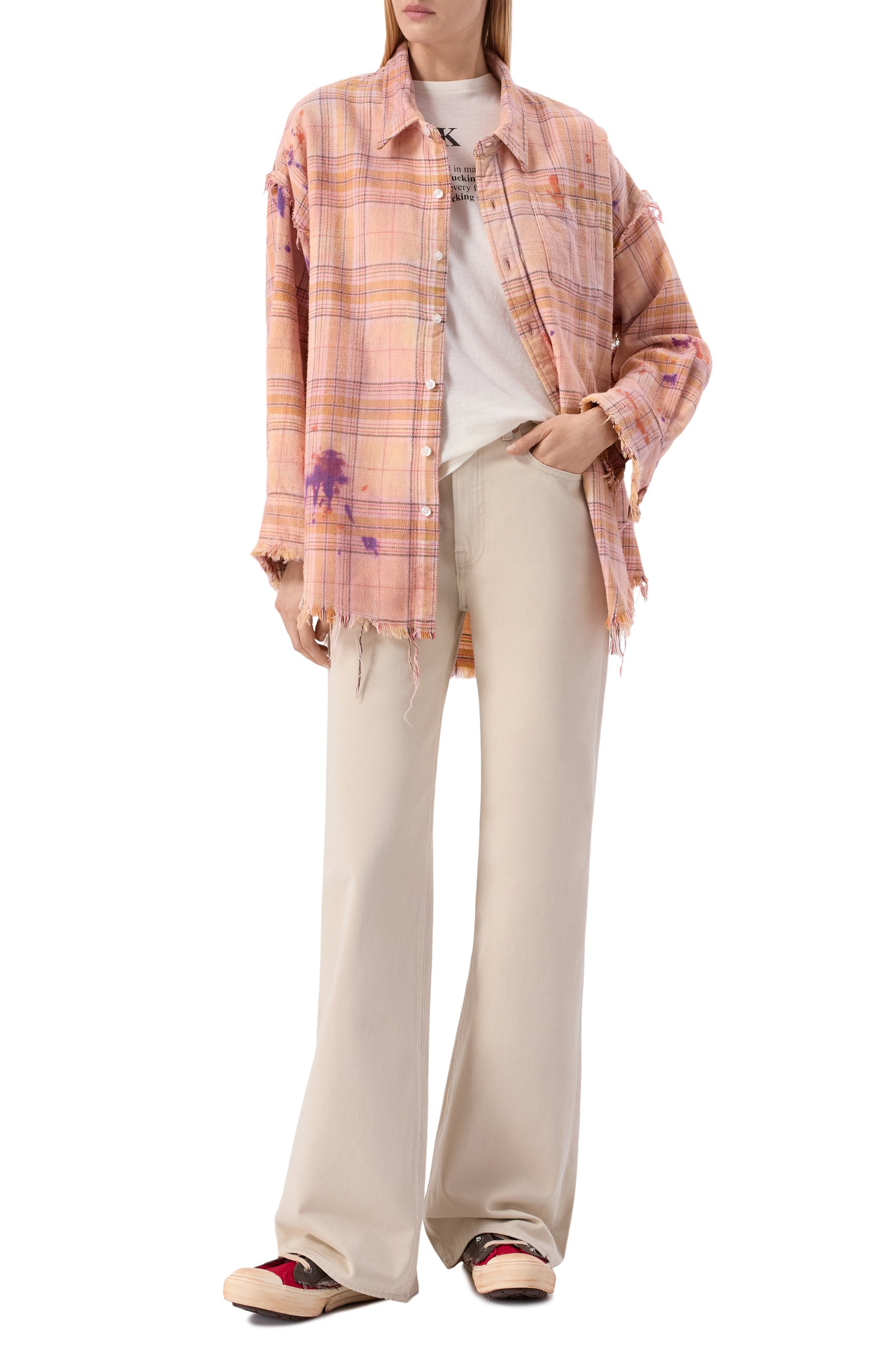 Хлопковая рубашка R13, арт. R13WR075-R654B_001, фото 2