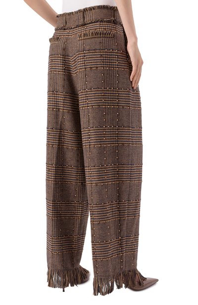 Брюки с отделкой стразами GIUSEPPE DI MORABITO, арт. 05FWPA112C 05307, фото 4