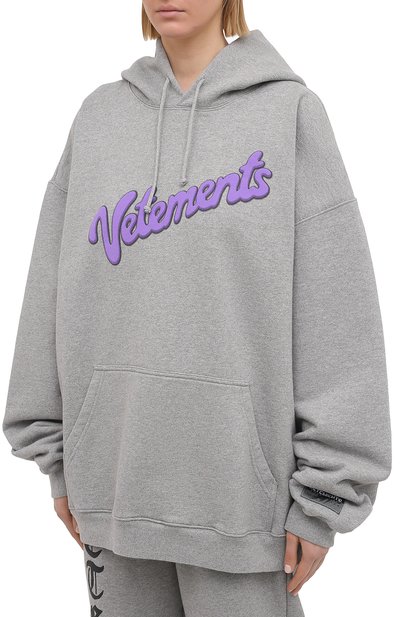 Хлопковое худи VETEMENTS, арт. UE51TR770G 1604/W, фото 3