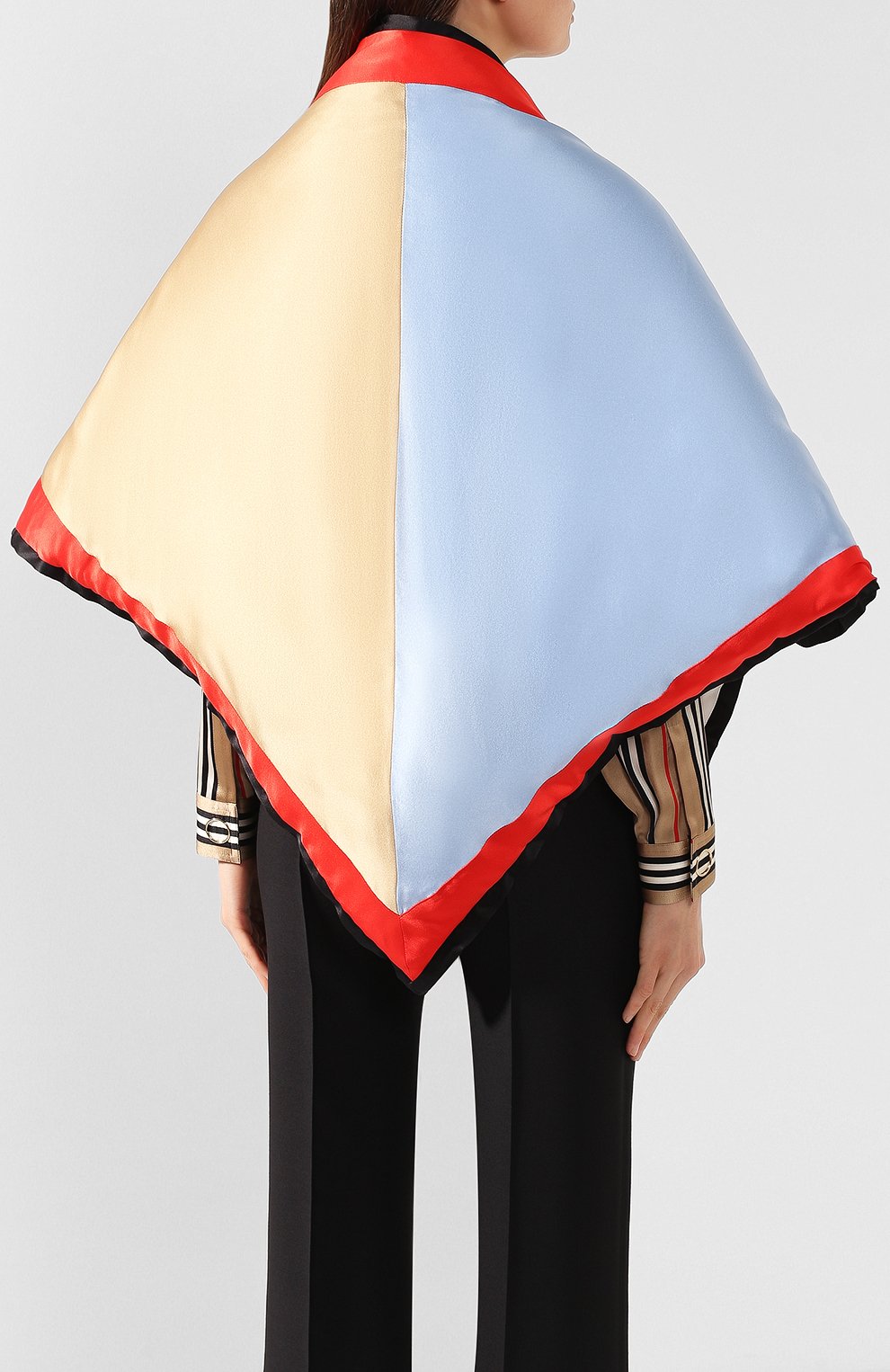 Шелковая накидка BURBERRY, арт. 8016738, фото 4