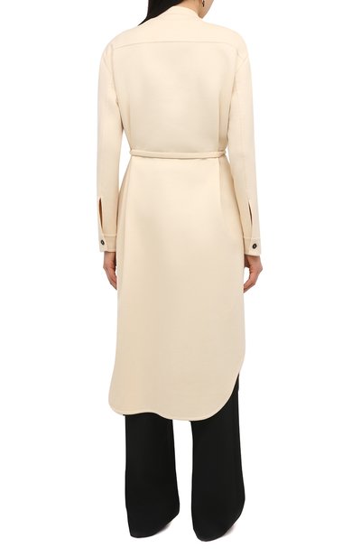 Кашемировое платье JIL SANDER кремового цвета по цене 480000 руб., арт. JSPS501785-WS100903, фото 4 Кашемировое платье JIL SANDER, арт. JSPS501785-WS100903, фото 4