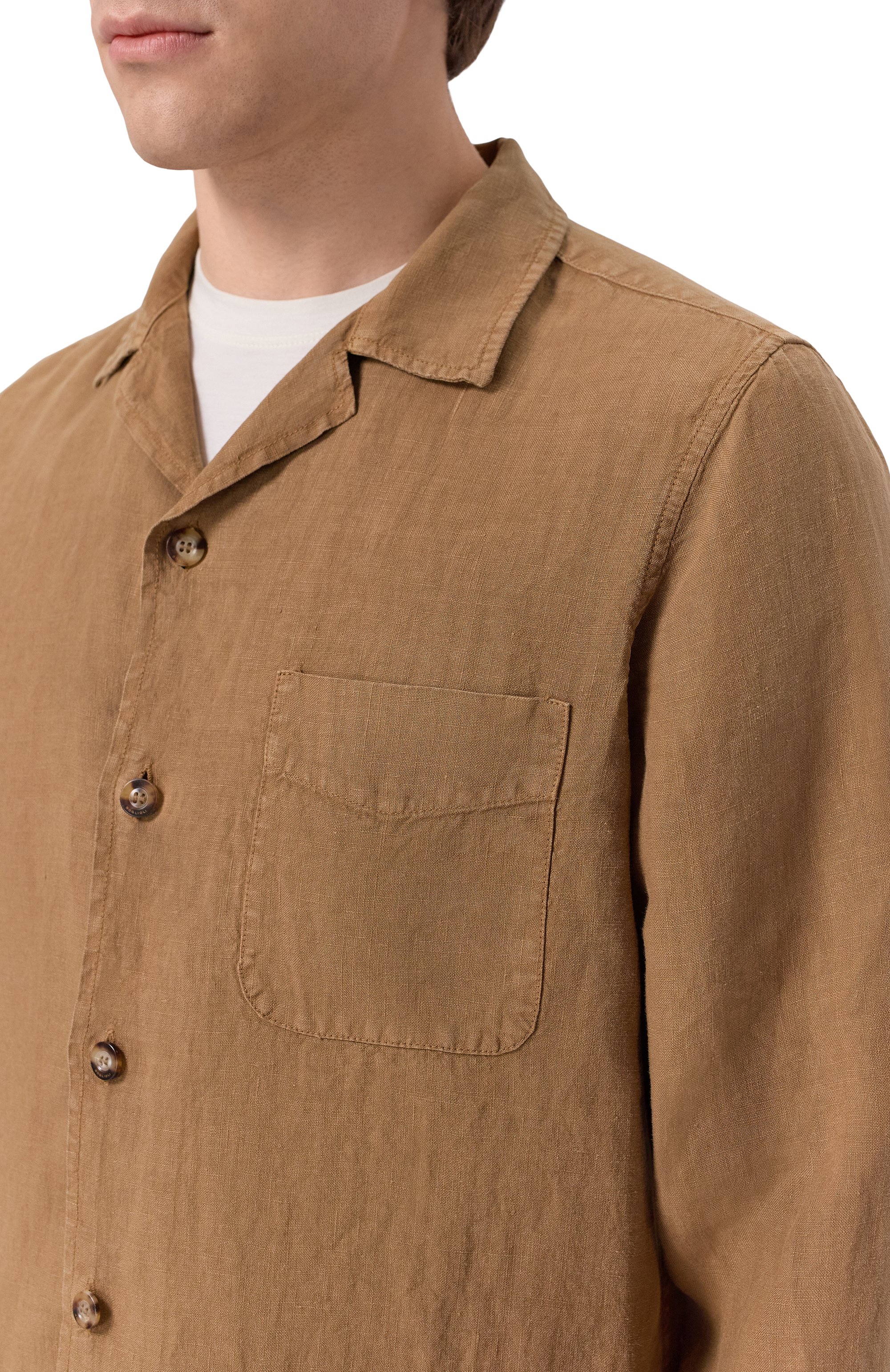 Льняная рубашка BOGLIOLI, арт. 60200Q/SB5752, фото 5