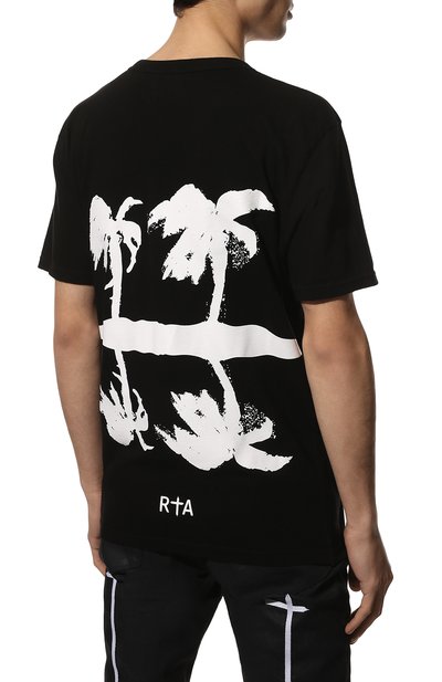 Хлопковая футболка RTA, арт. MH21-A830-7166BTRIS, фото 4