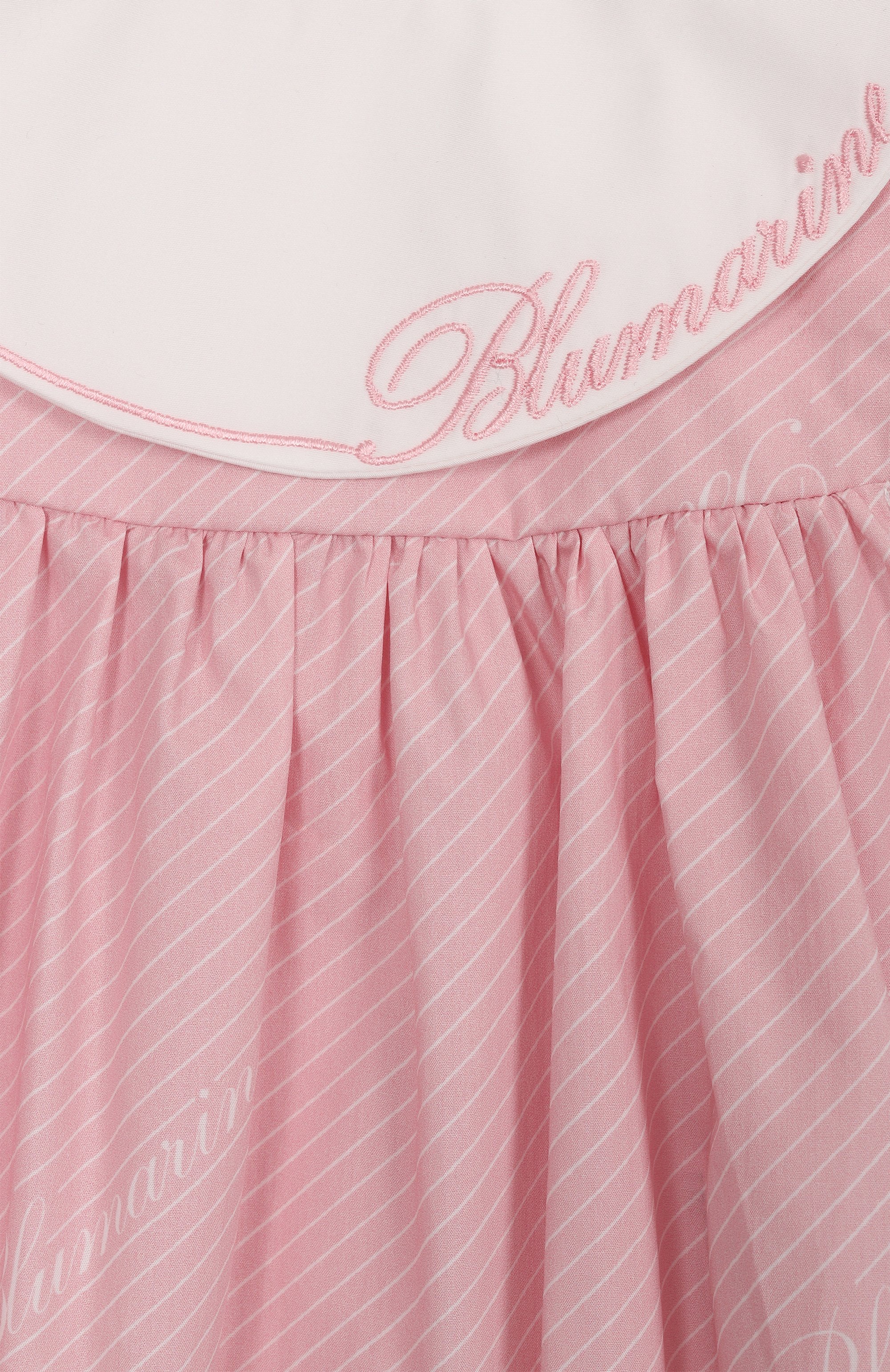 Хлопковый песочник BLUMARINE розового цвета по цене 17550 руб., арт. BNPG001.0.CAB04/12M-24M, фото 3 Хлопковый песочник BLUMARINE, арт. BNPG001.0.CAB04/12M-24M, фото 3