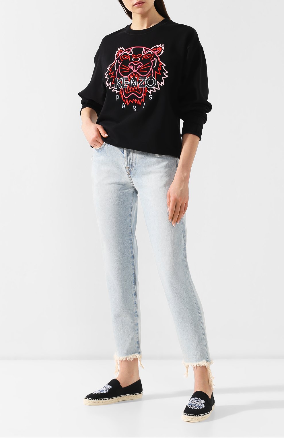 Хлопковый свитшот KENZO, арт. 2SW7854XF, фото 2