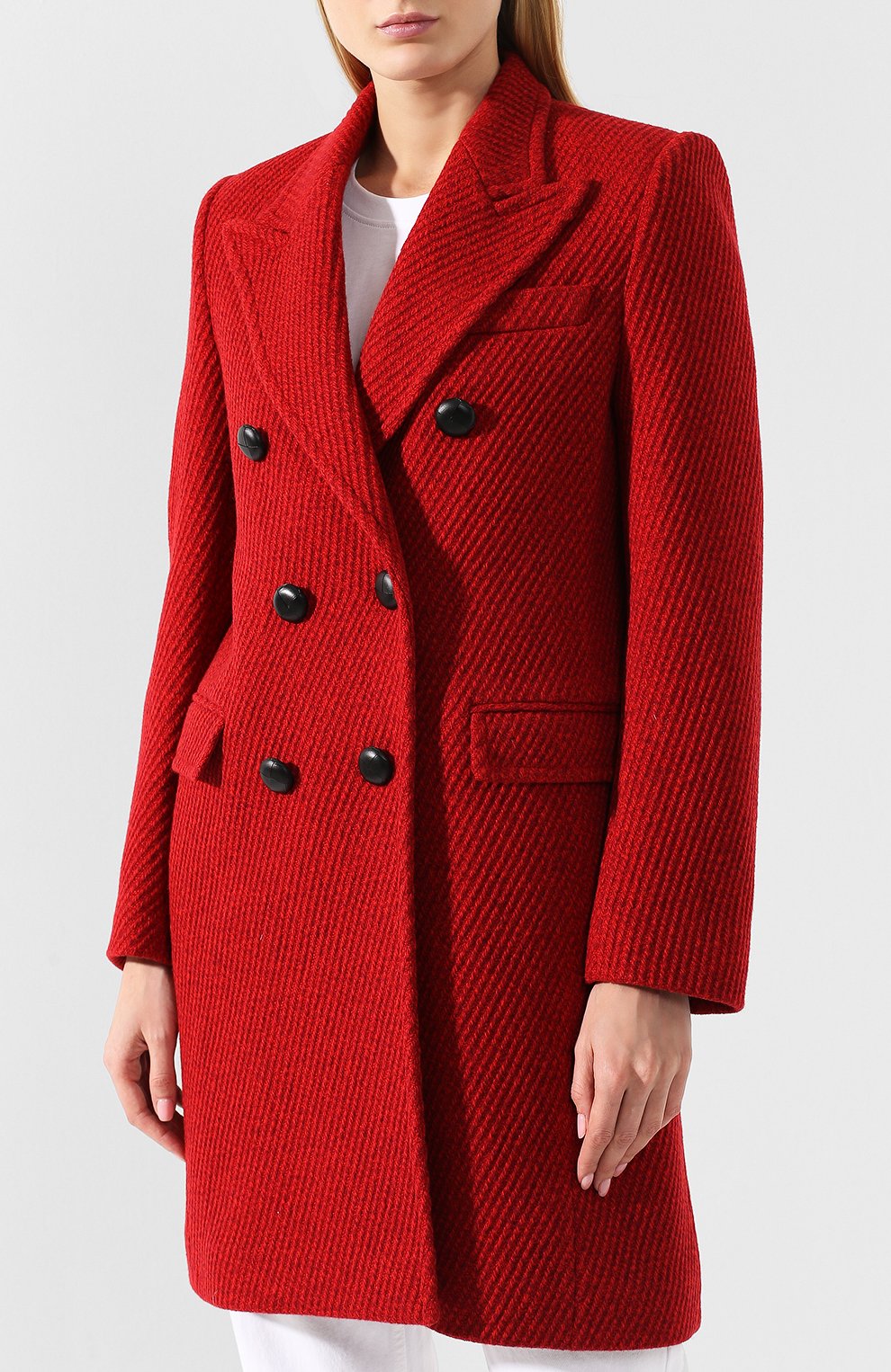 Шерстяное пальто ISABEL MARANT ETOILE, арт. MA0470-19P006E/GLEEN, фото 3