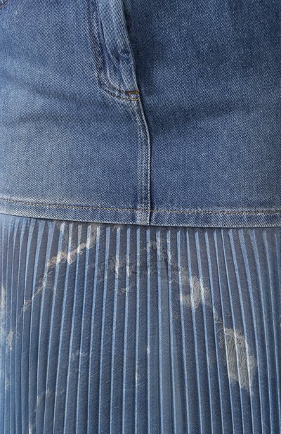 Джинсовая юбка BALMAIN, арт. TF14708/D018, фото 5