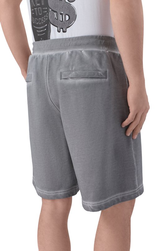 Хлопковые шорты Diesel A20493/0IKBR Серый  A20493/0IKBR Фото 4