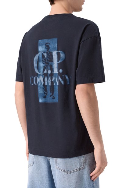 Хлопковая футболка C.P. COMPANY, арт. 20CMTS143A/110579W, фото 4