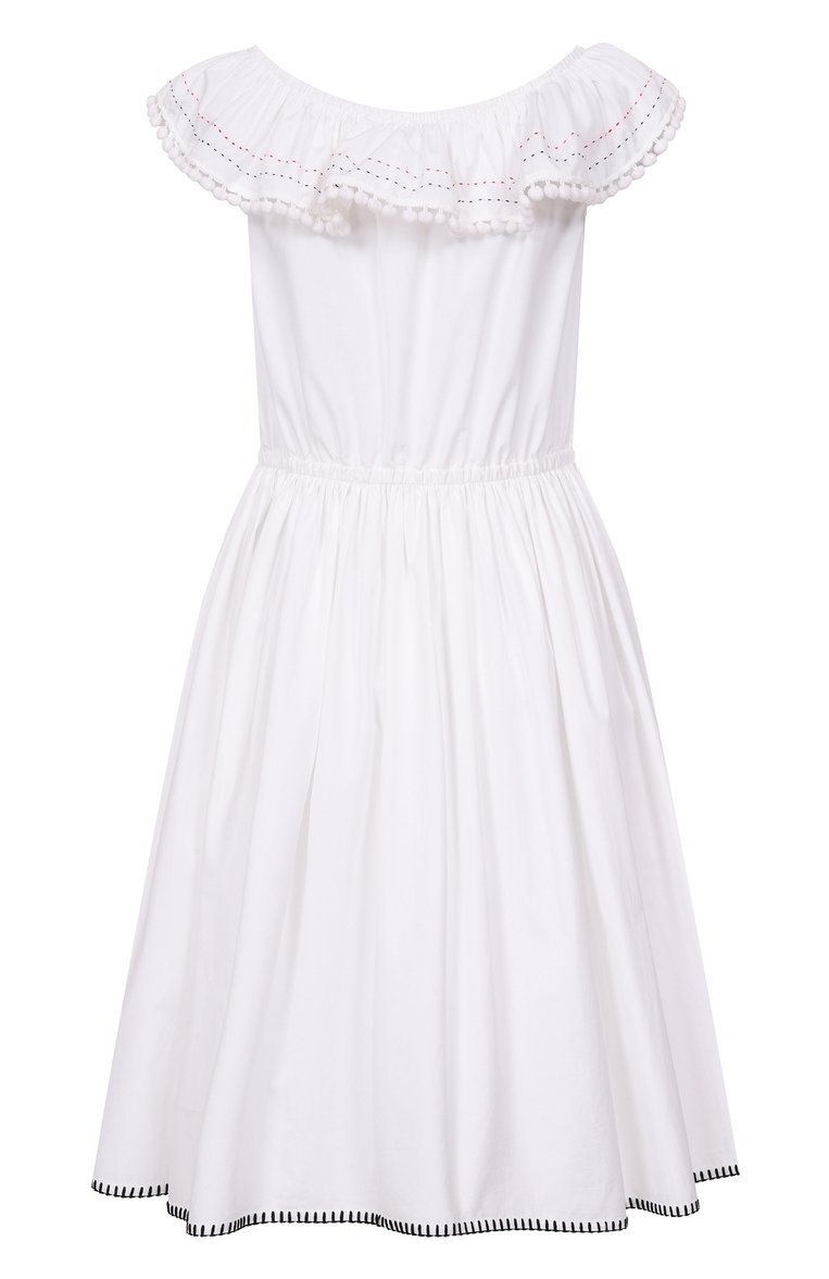 Хлопковое платье MIU MIU, арт. MF3168-1TG3-F0009, фото 2