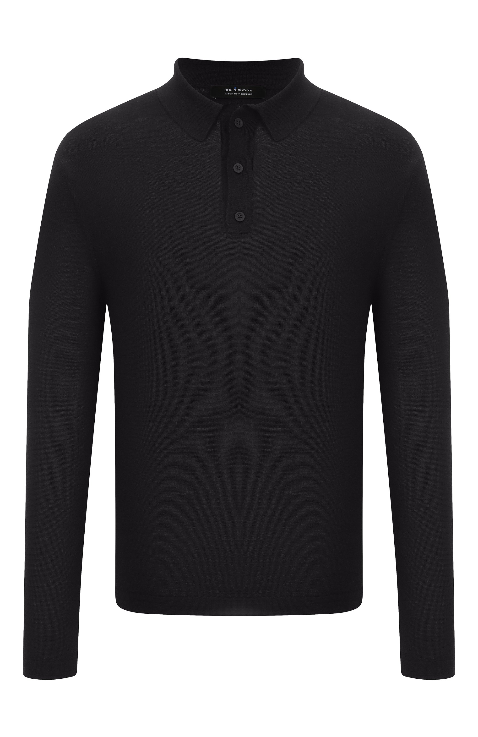 Поло из шерсти и шелка KITON, арт. UMM066704, фото 1