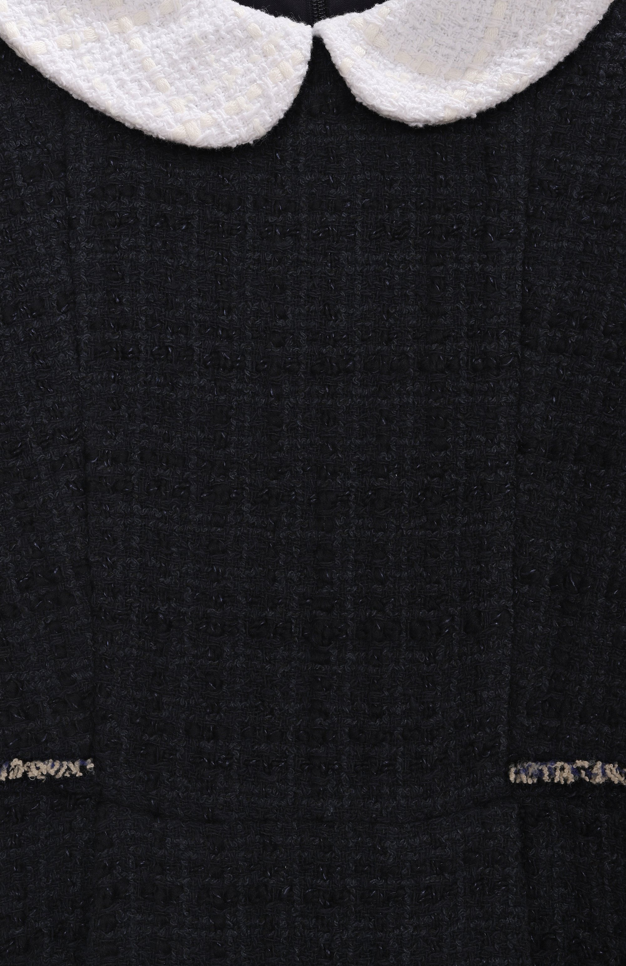 Твидовое платье EIRENE темно-синего цвета по цене 28900 руб., арт. PF252602/10A-14A, фото 3 Твидовое платье EIRENE, арт. PF252602/10A-14A, фото 3