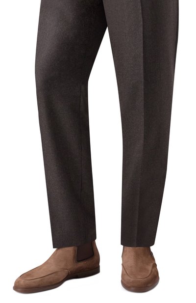 Замшевые челси malibu SANTONI, арт. MGAG19155TGRGEAA, фото 3