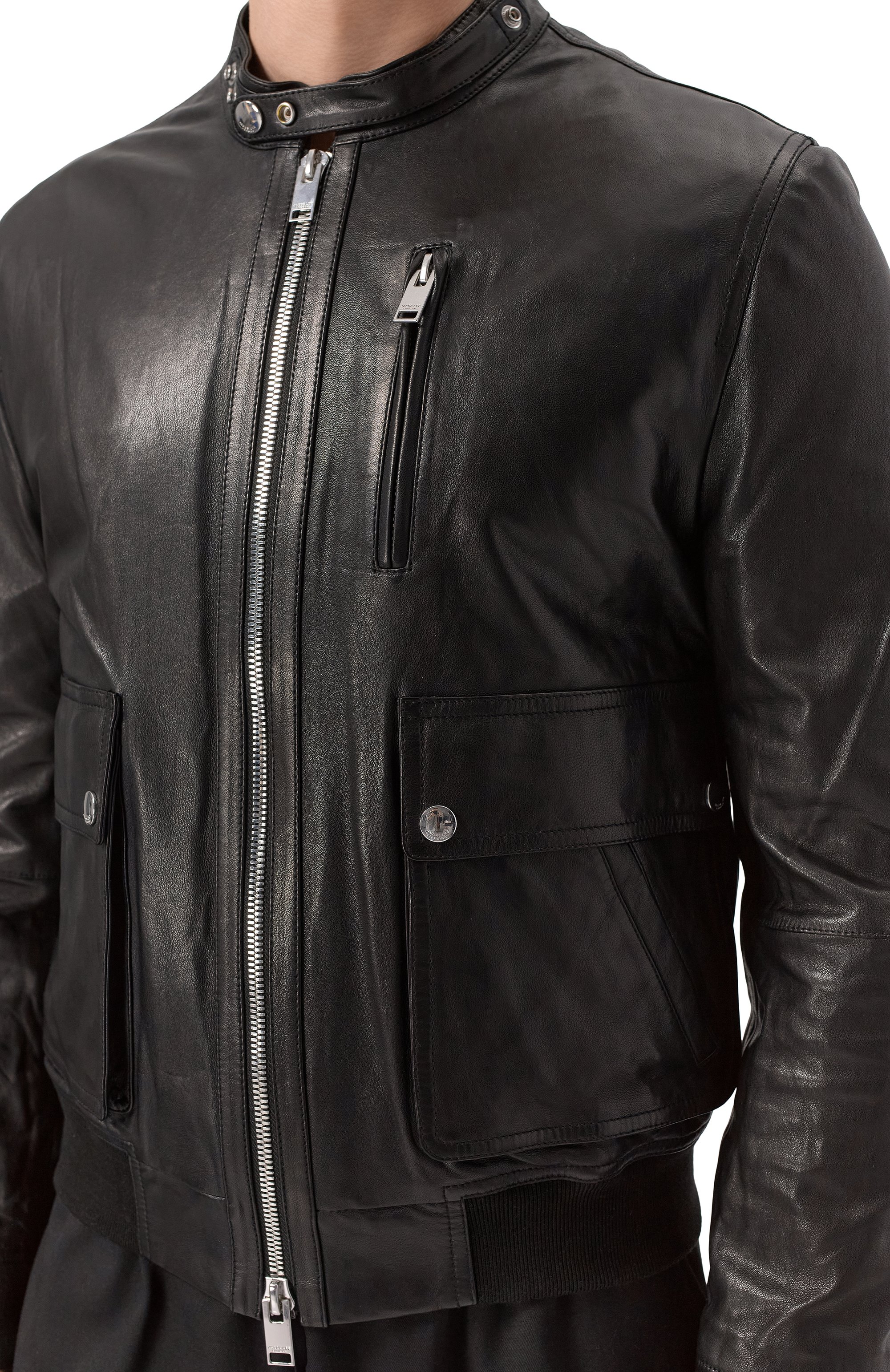 Кожаный бомбер JACOB LEE, арт. MLJ007SS25B, фото 5