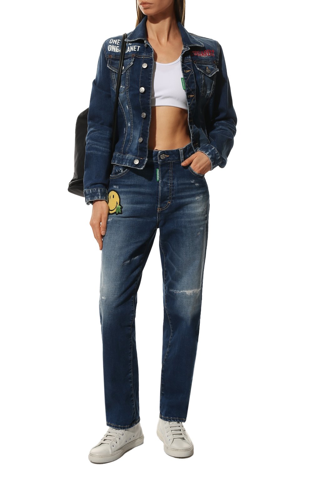 Джинсовая куртка dsquared2 x smiley DSQUARED2, арт. S73AM0344/S30816, фото 2