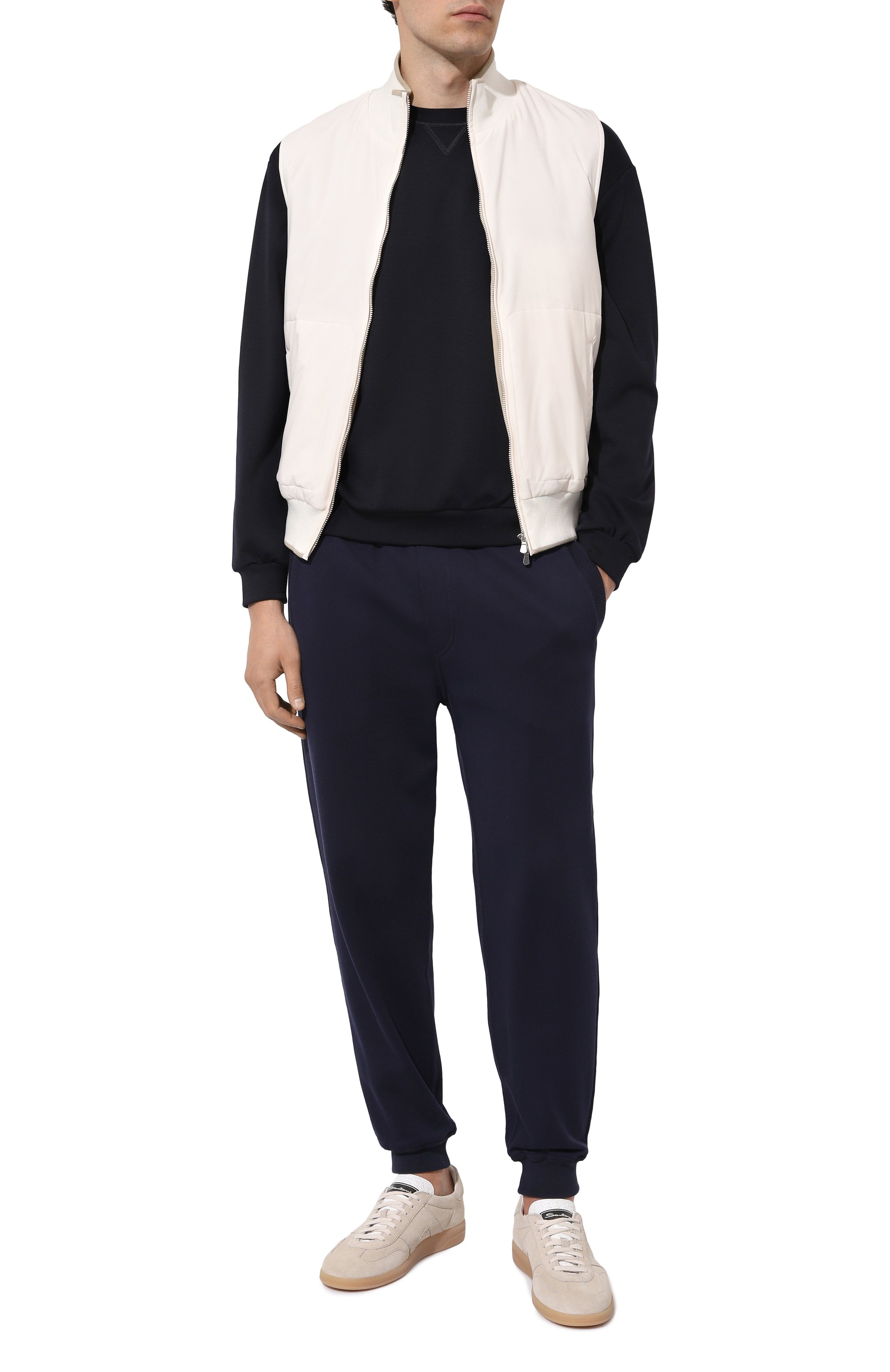 Хлопковые джоггеры BRUNELLO CUCINELLI, арт. MW478B2300, фото 2