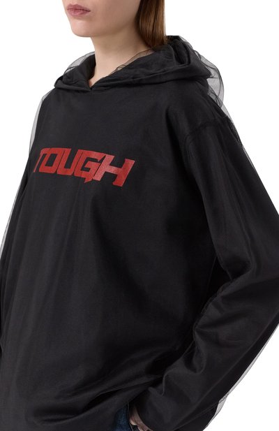 Хлопковое худи MSGM, арт. 3942MDM101D/257798, фото 5