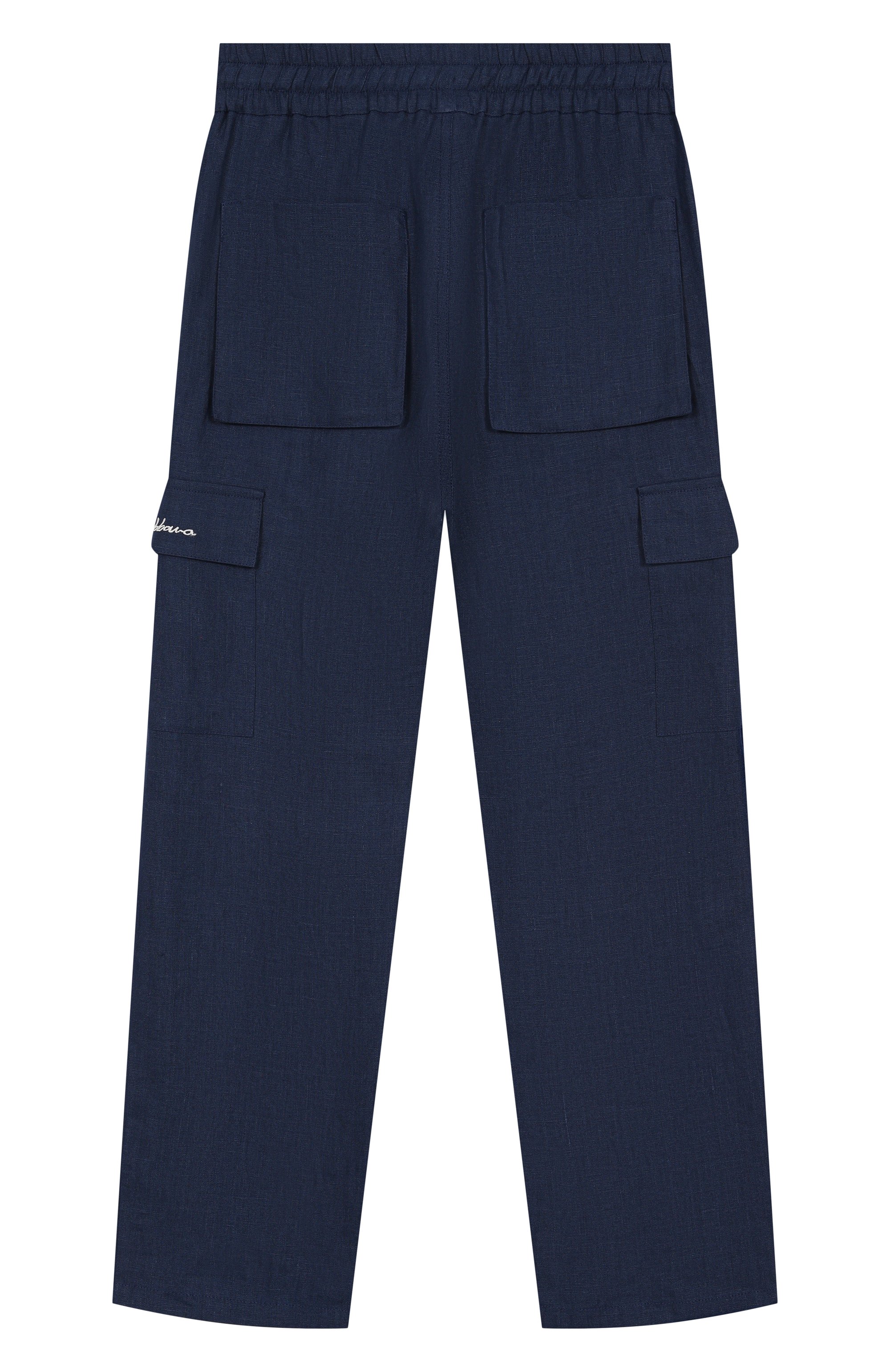 Льняные брюки-карго DOLCE & GABBANA, арт. L44P76/FU4GI/8-14, фото 2