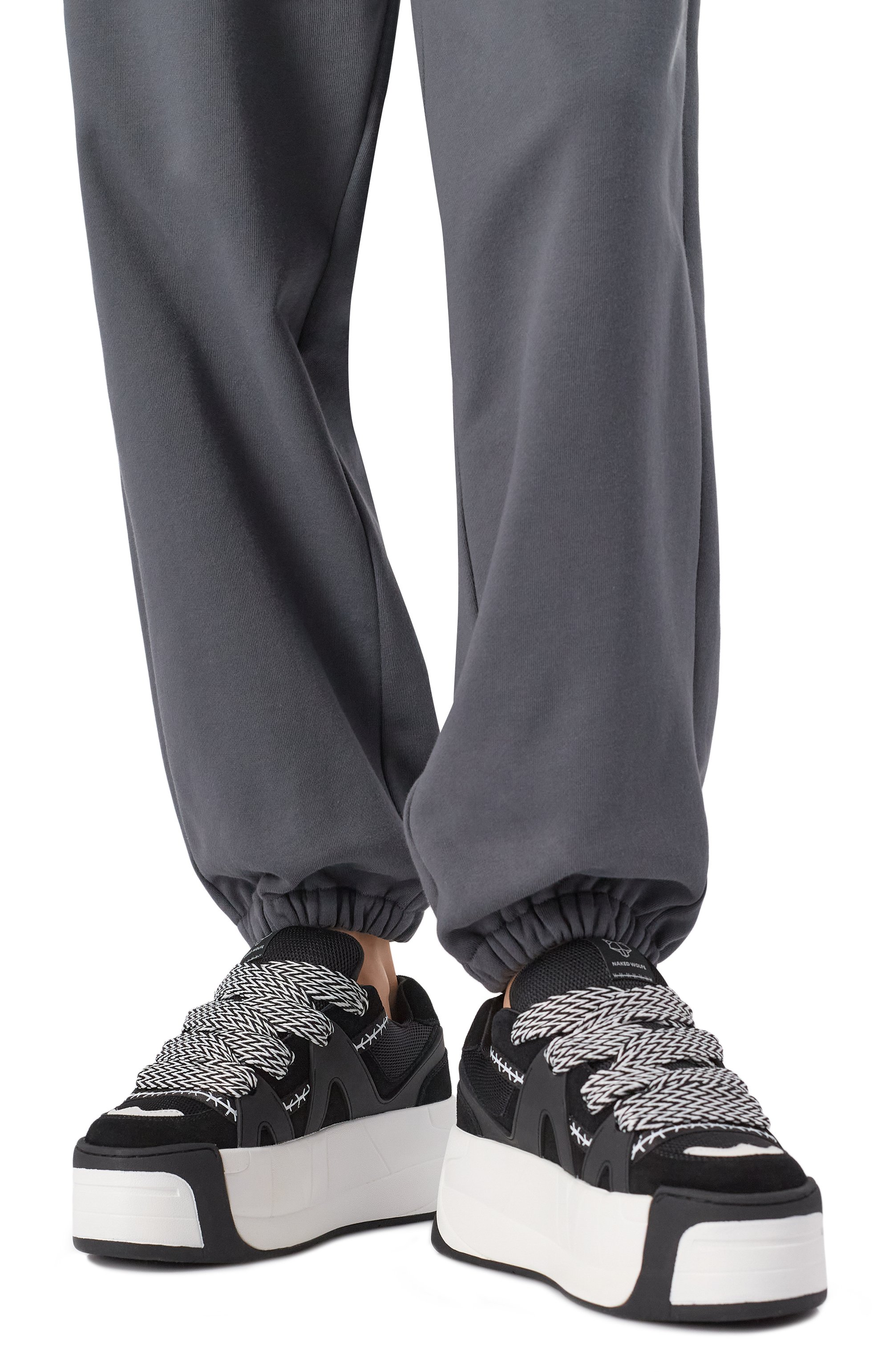 Комбинированные кеды slider NAKED WOLFE, арт. SLIDER/SUEDE, фото 3