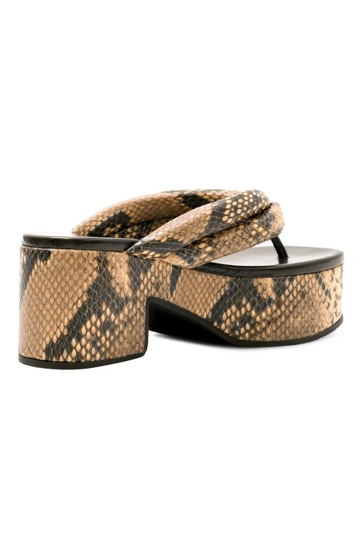 Кожаные сабо Dries Van Noten WS251/1542/397 Бежевый  WS251/1542/397 Фото 5