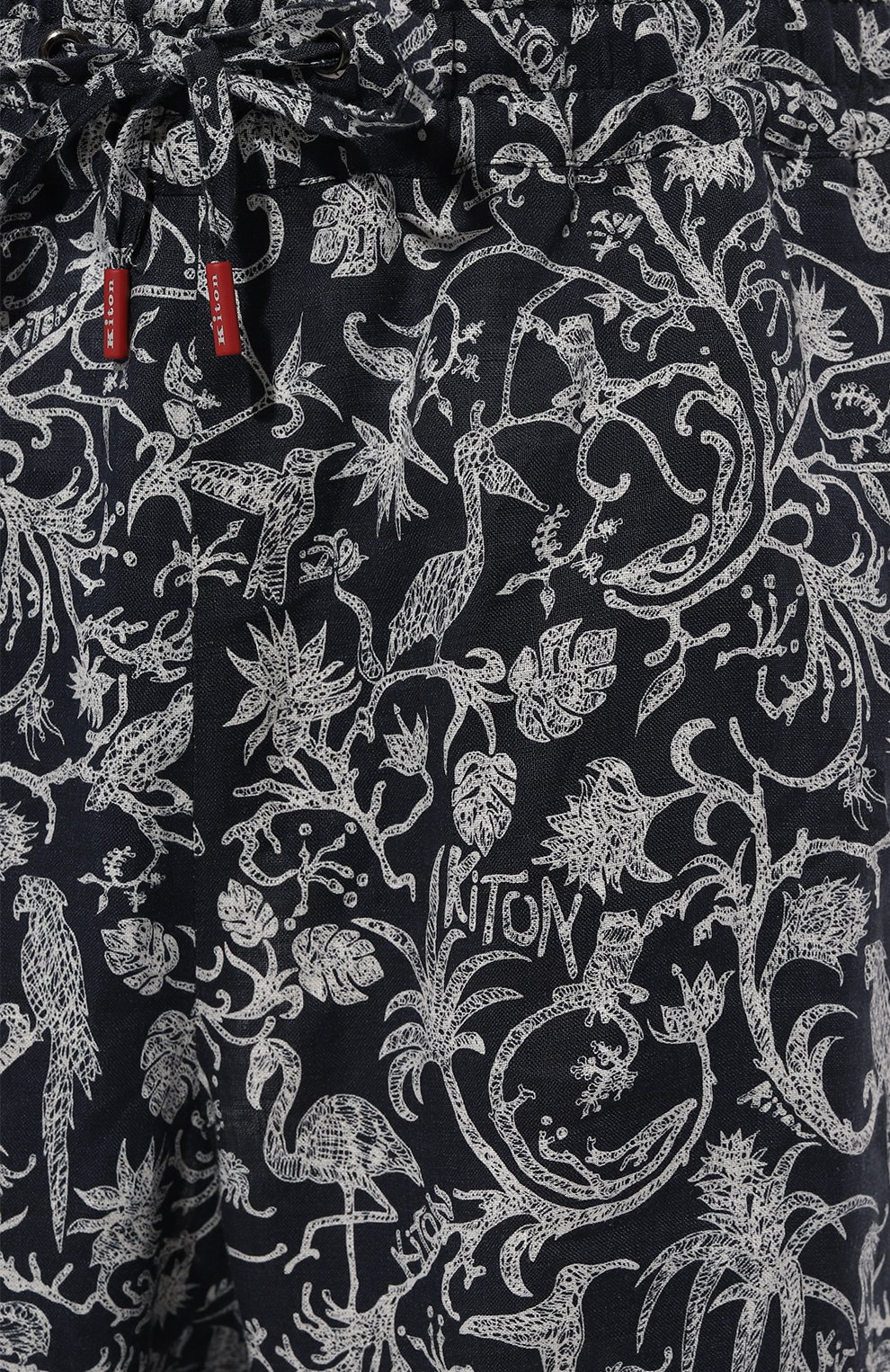 Льняные шорты KITON, арт. UPN005H08902, фото 5