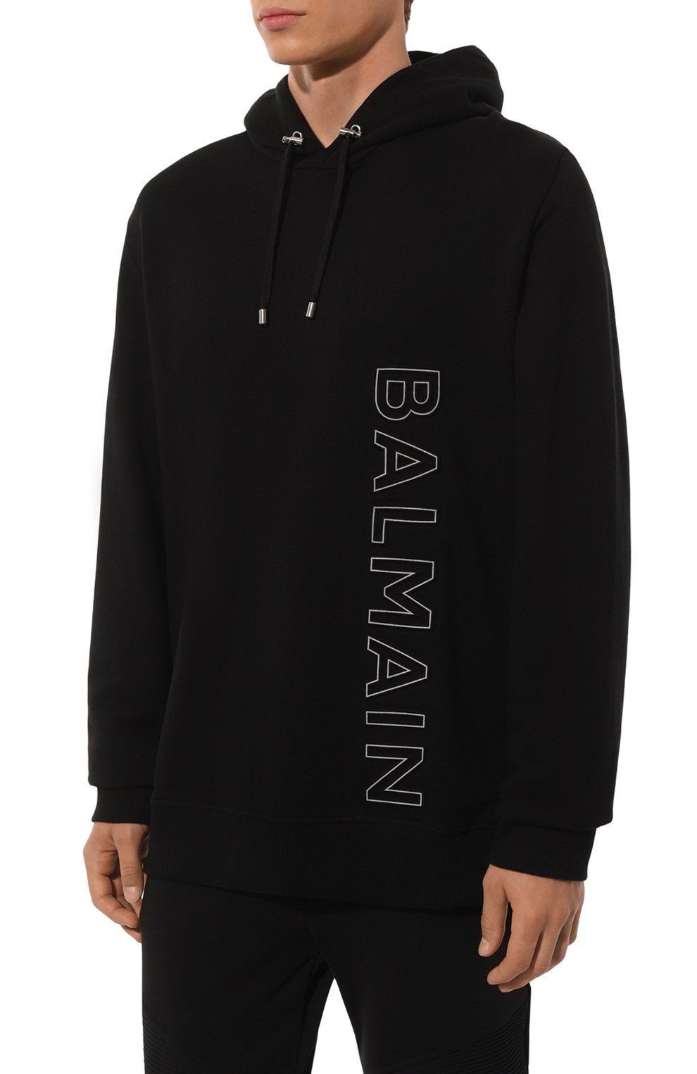 Хлопковое худи BALMAIN, арт. BH1JT046/BC22, фото 3