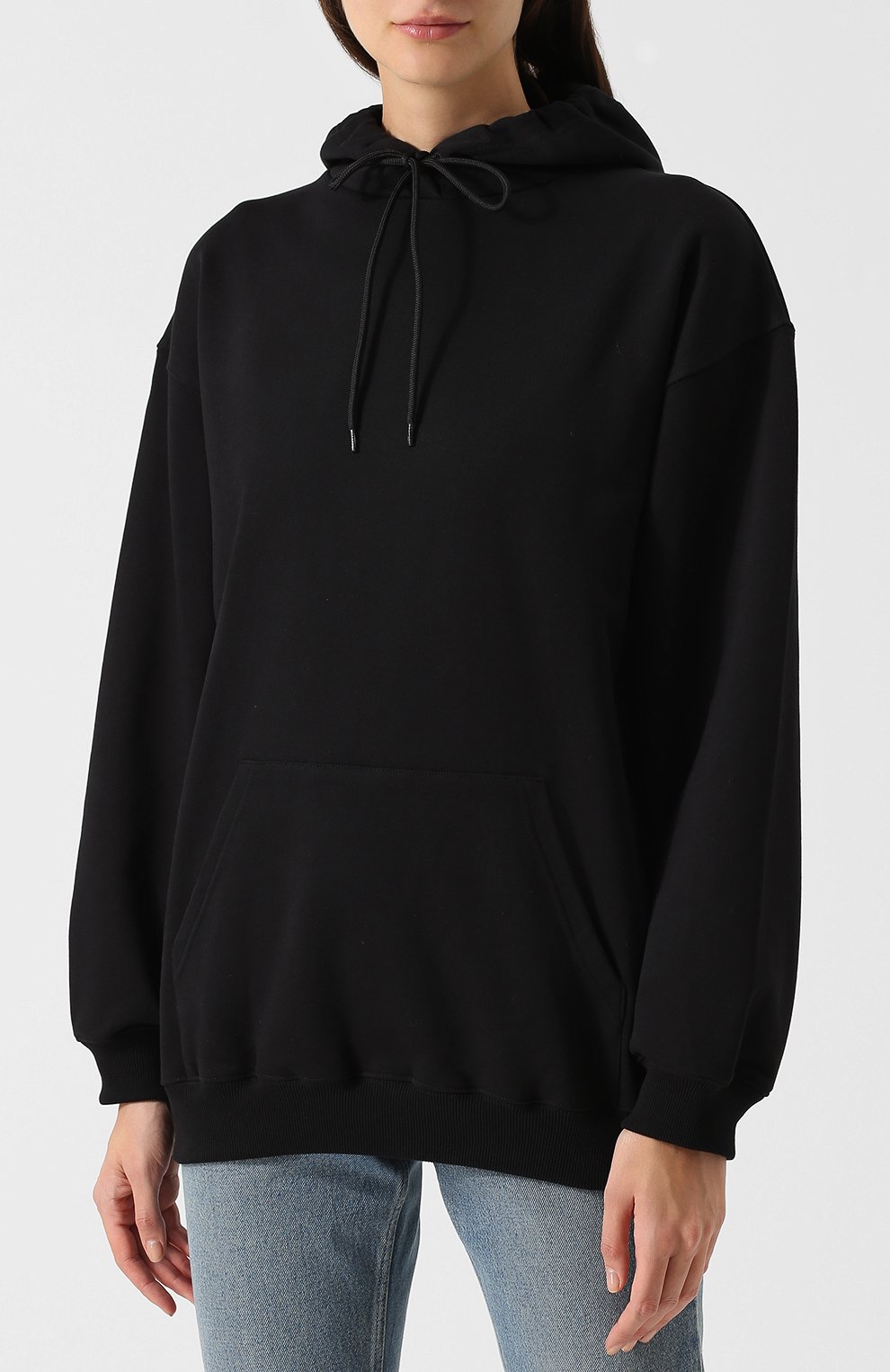 Хлопковая толстовка с капюшоном и логотипом бренда BALENCIAGA, арт. 518215/TAV37, фото 3