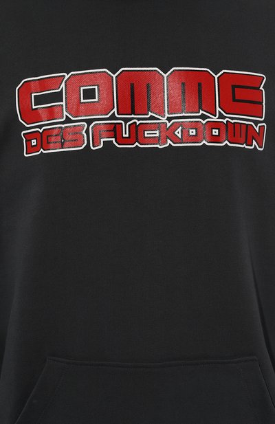 Хлопковое худи COMME DES FUCKDOWN, арт. CFABM01343, фото 5