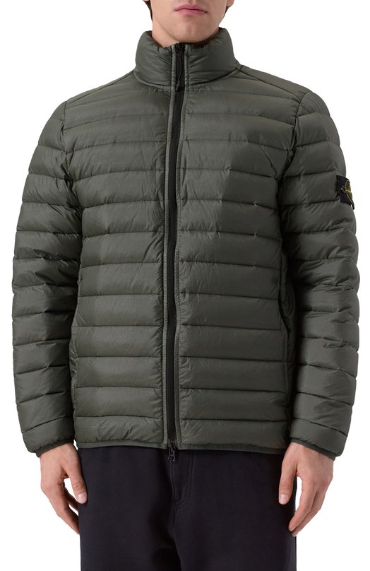 Пуховик Loom Chambers Stone Island 801542424 Хаки  801542424 Фото 3