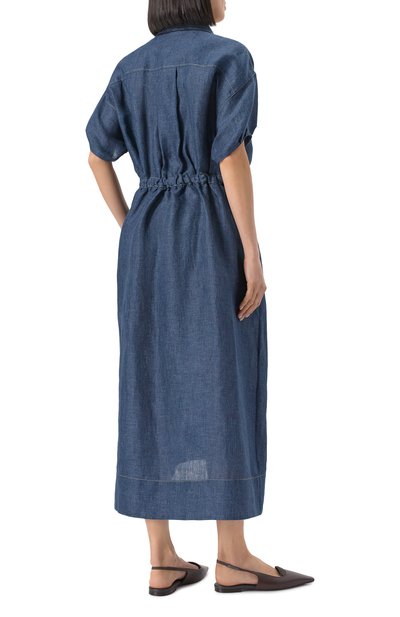 Льняное платье BRUNELLO CUCINELLI, арт. MH538A5345, фото 4