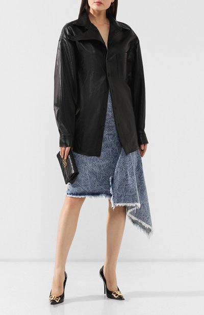 Кожаная рубашка BALENCIAGA, арт. 583119/TDS07, фото 2