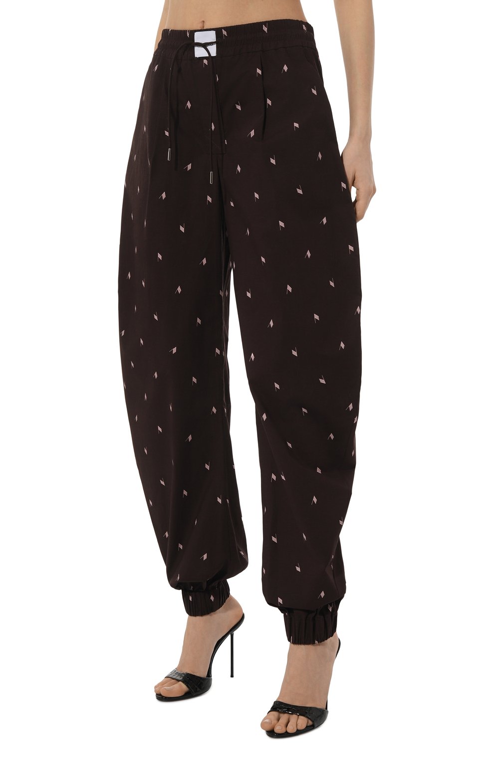 Хлопковые джоггеры THE ATTICO, арт. 241WCP168/C079, фото 3