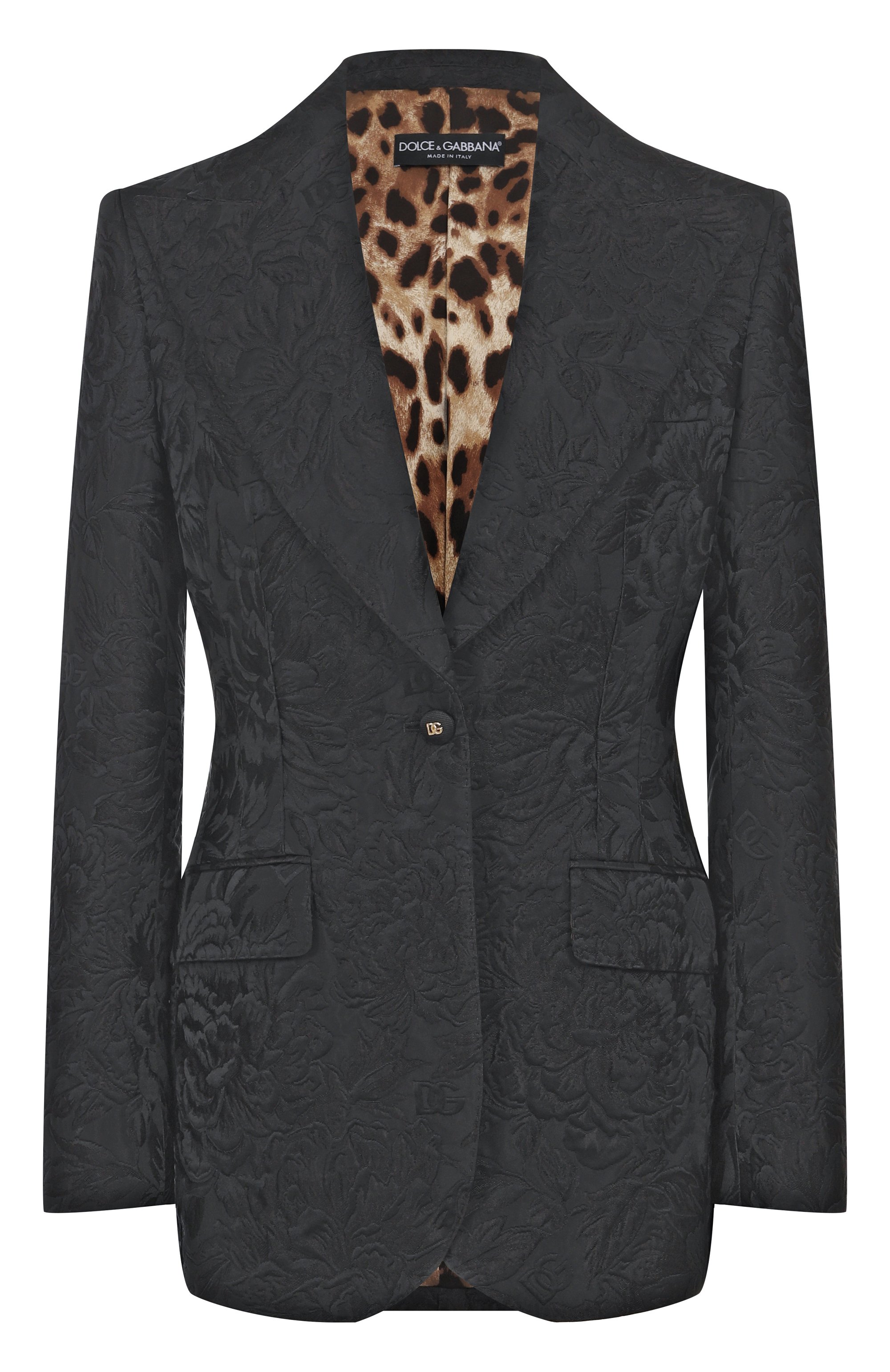 Жакет из хлопка и шелка DOLCE & GABBANA, арт. F29UCT/GDDBT, фото 1