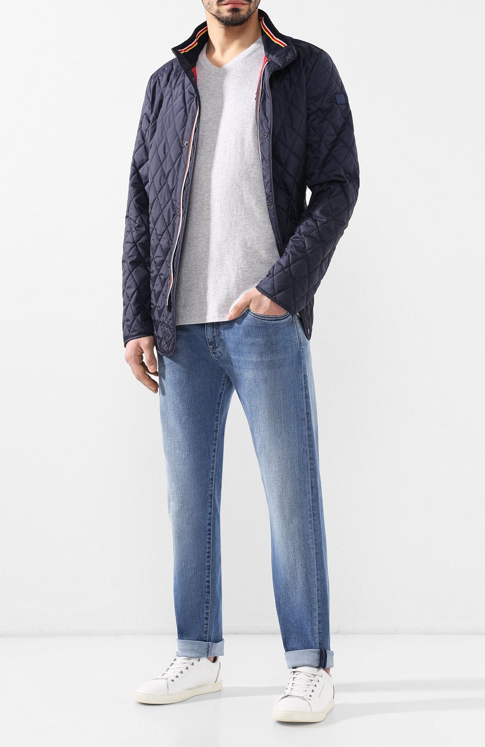 Хлопковая футболка  POLO RALPH LAUREN, арт. 710671453, фото 2