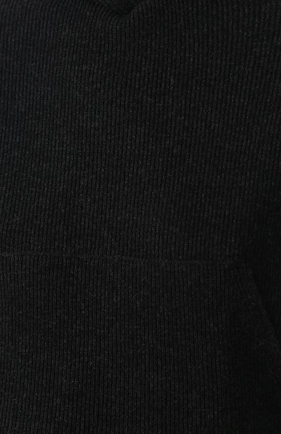 Пуловер из смеси шерсти и вискозы с кашемиром NANUSHKA, арт. M0G_CHARC0AL_CASHMERE BLEND RIB CASHMERE BLEND RIB, фото 5