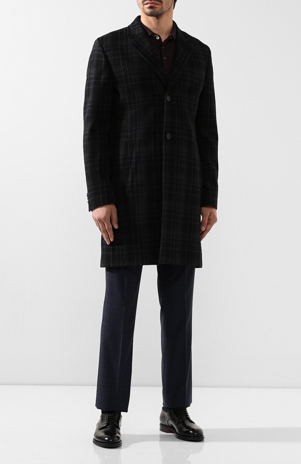 Шерстяное пальто HUGO, арт. 50415957, фото 2