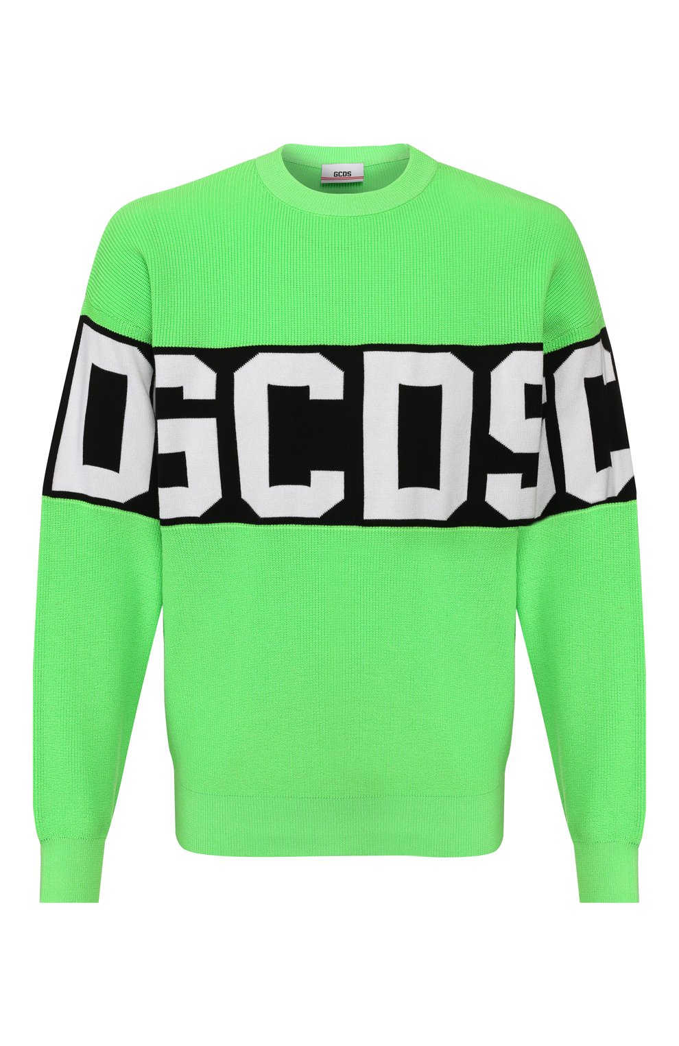 Свитер GCDS зеленого цвета по цене 36950 руб., арт. CC94M021103, фото 1 Свитер GCDS, арт. CC94M021103, фото 1