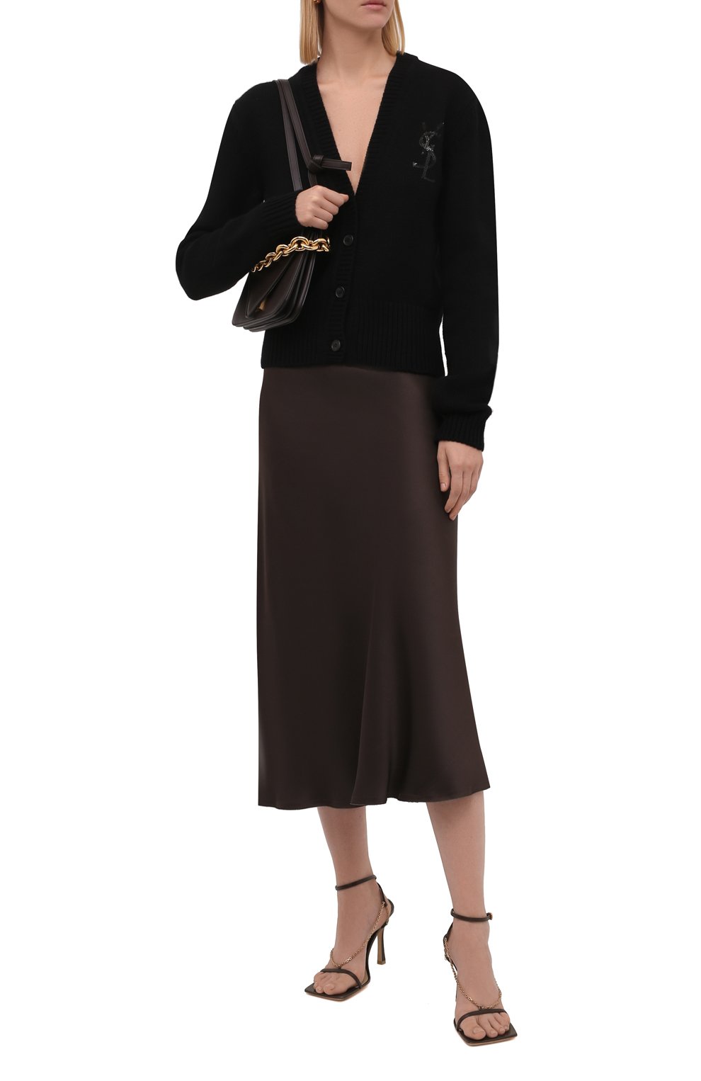 Кашемировый кардиган SAINT LAURENT, арт. 670116/Y75FV, фото 2