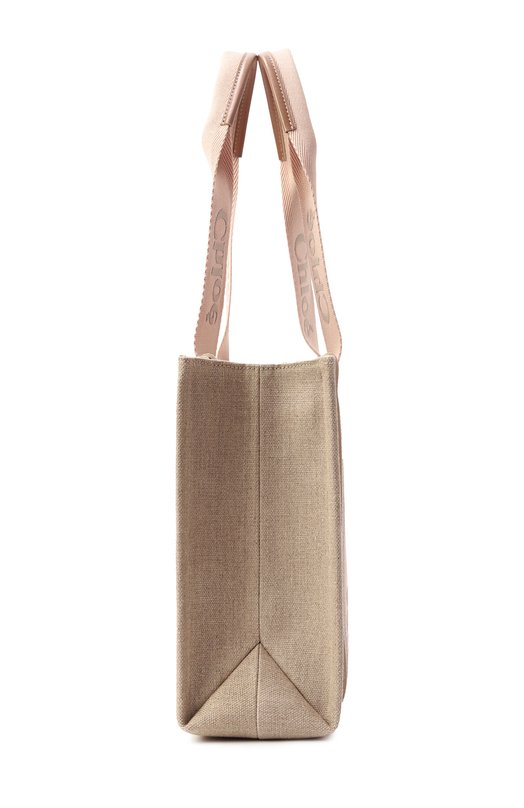 Сумка-тоут Woody medium Chloé CHC23AS383L17 Бежевый  CHC23AS383L17 Фото 4