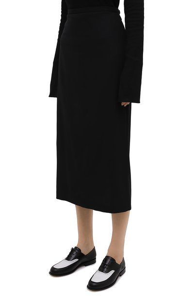 Юбка из вискозы и шерсти THE ROW, арт. 5485W1973, фото 3